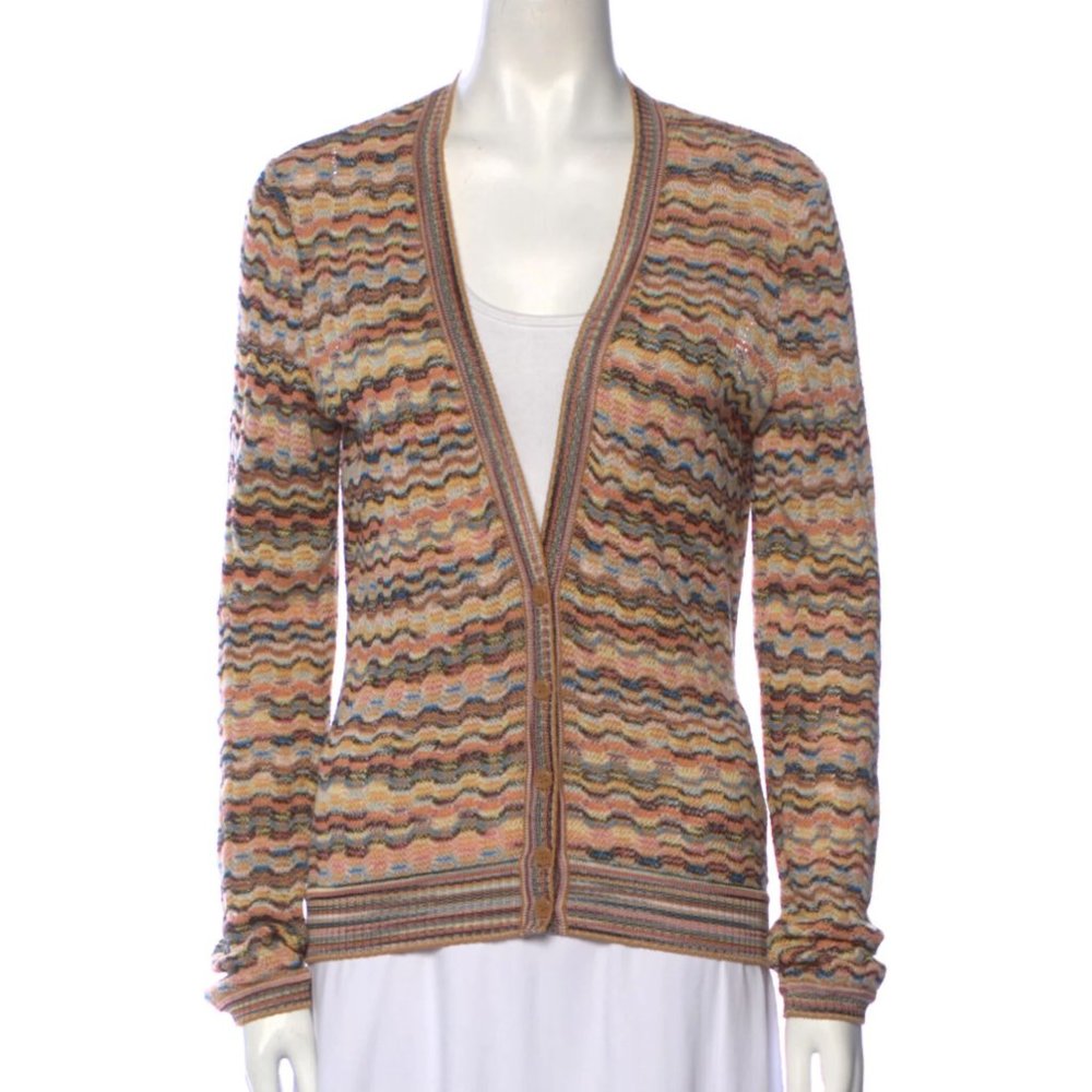 Missoni Knit Cardigan Sweater
